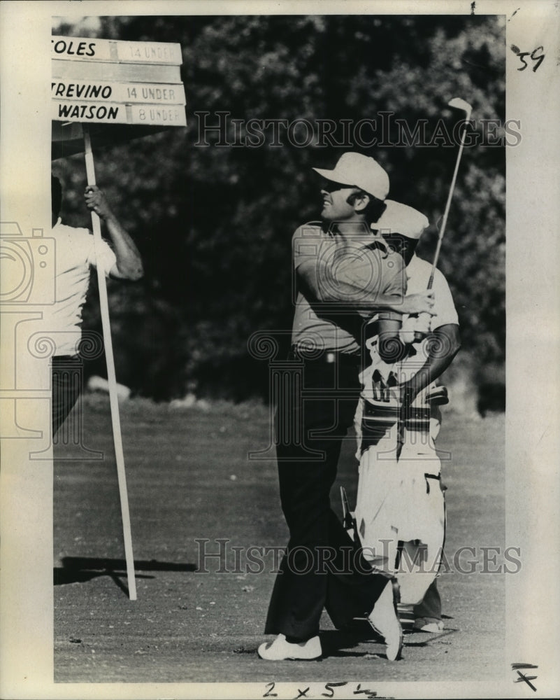 1974 Press Photo Golfer Bobby Cole in New Orleans Open Golf Tournament- Historic Images