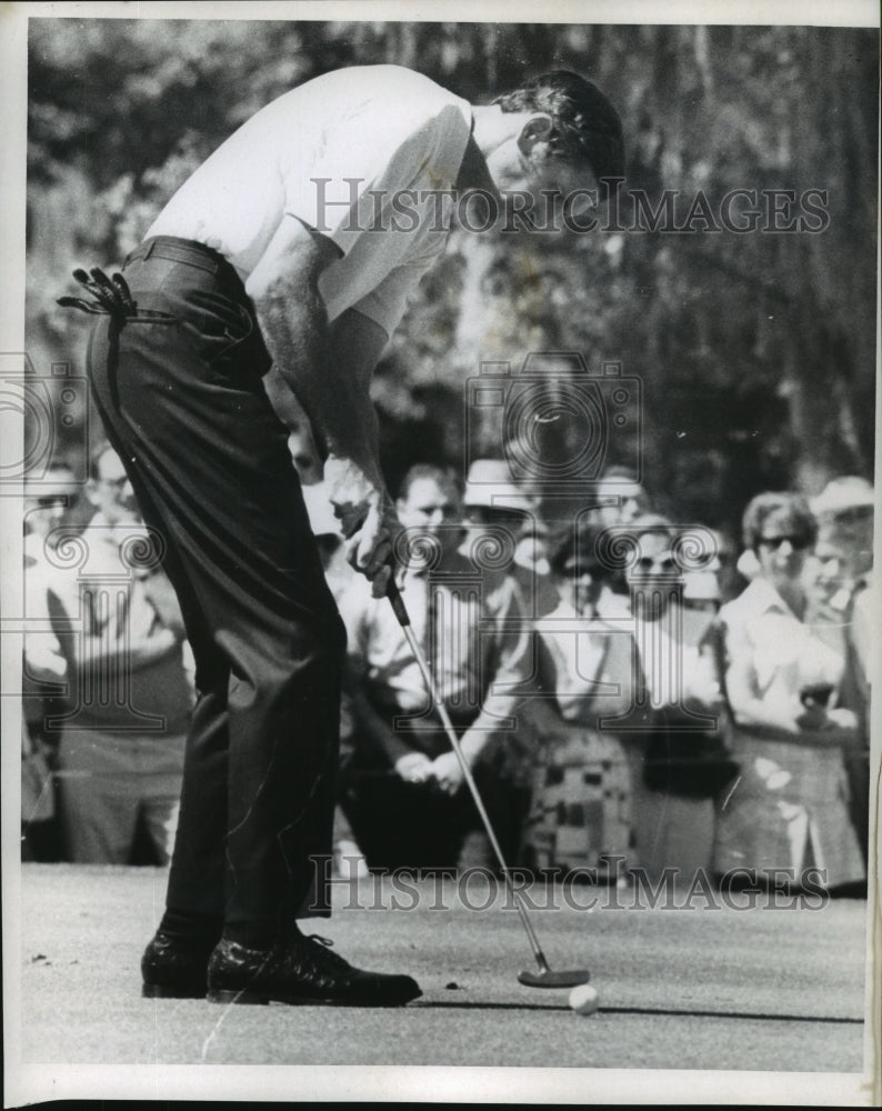 1970 Press Photo Golf Player Bob Charles at Greater New Orleans Open Playoff- Historic Images