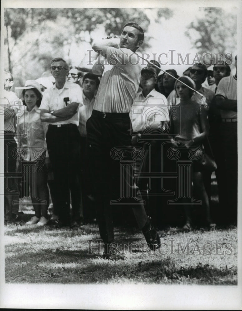 1970 Press Photo Pro Golf Player Bob Charles at Greater New Orleans Open Playoff- Historic Images