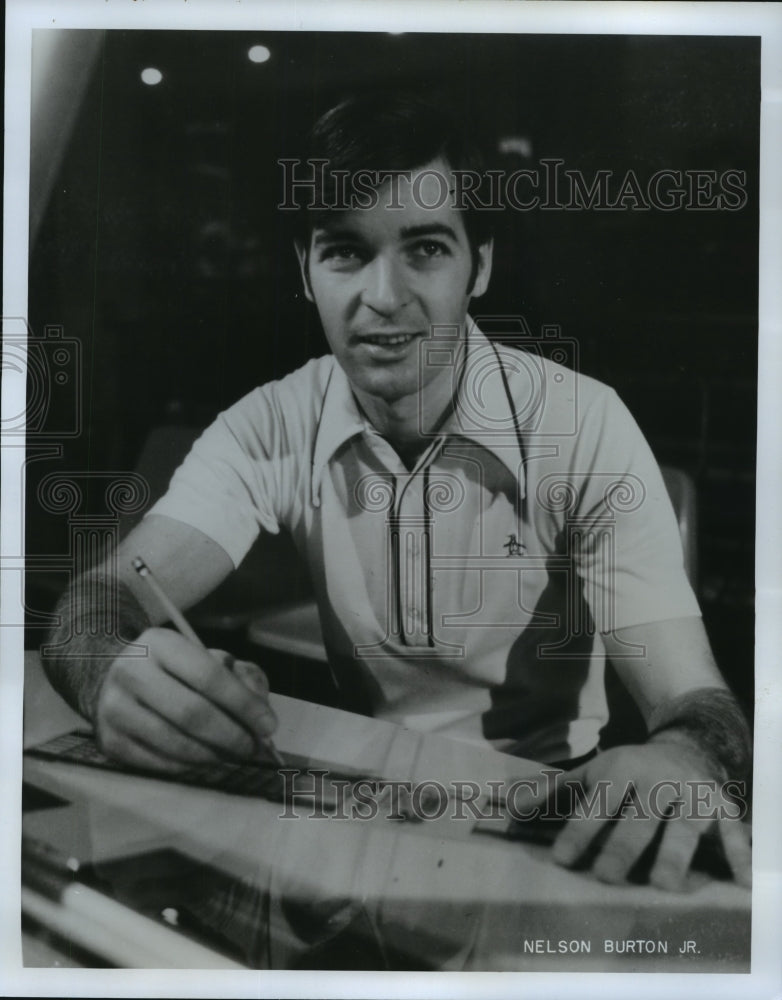 1974 Press Photo Bowler Nelson Burton, Junior - nos06506- Historic Images