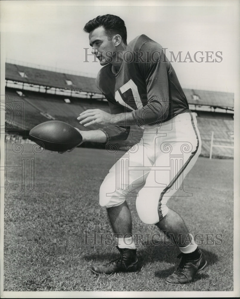 1967 Press Photo Football Player Pete Clement - nos06587- Historic Images