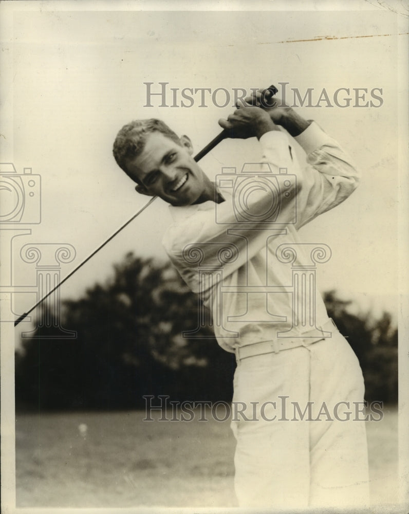 1938 Press Photo Golfer Jimmy Cole in Baton Rouge - nos06702- Historic Images