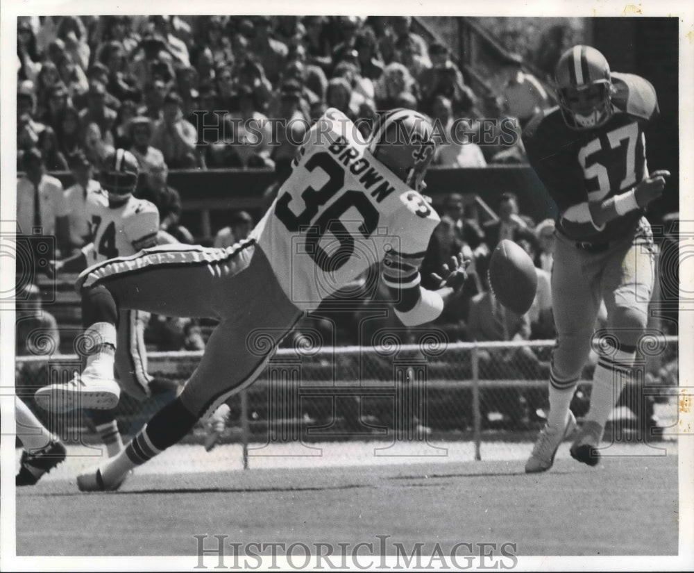 1972 Press Photo Philadelphia Eagles Football Player Bob Brown - nos07255- Historic Images