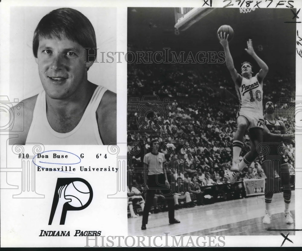 1976 Press Photo Don Buse, Indiana Pacers Basketball Player - nos07357- Historic Images