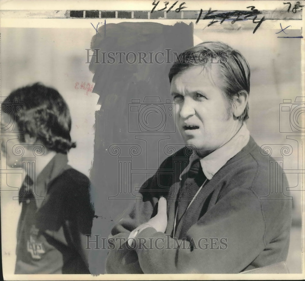 1974 Press Photo University of Pittsburgh Johnny Majors - nos07476- Historic Images