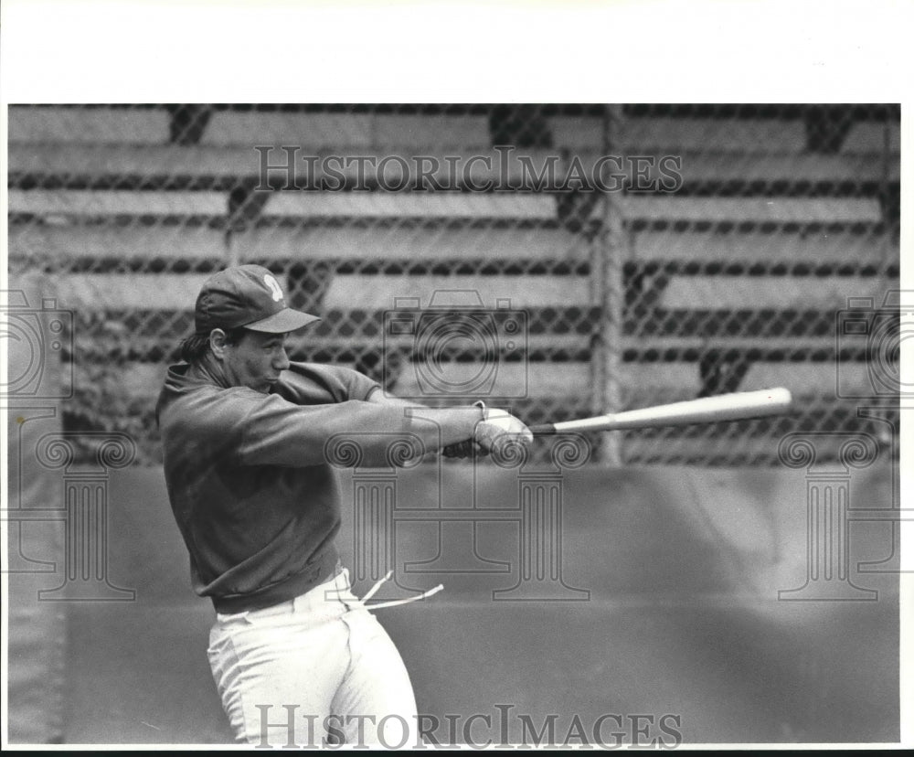 1984 Press Photo Delgado Baseball Player Renis Blanchard - nos07497- Historic Images