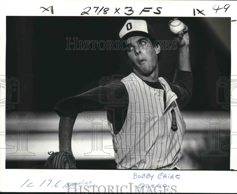 1979 Press Photo Bobby Caire, Odeco Baseball Pitcher - nos07671- Historic Images