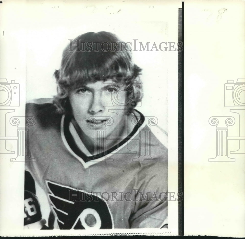 1973 Press Photo Hockey Player Bobby Clarke, 23, of the Philadelphia Flyers- Historic Images