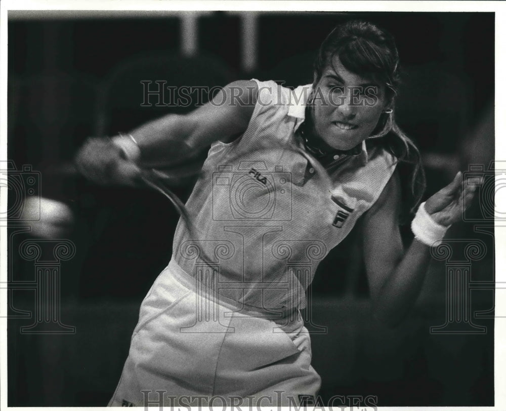 1984 Press Photo Tennis Player Pam Casale - nos07828- Historic Images