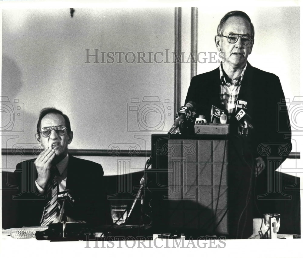 1986 Press Photo Louisiana State Head Football Bill Arnsparger, Other- Historic Images