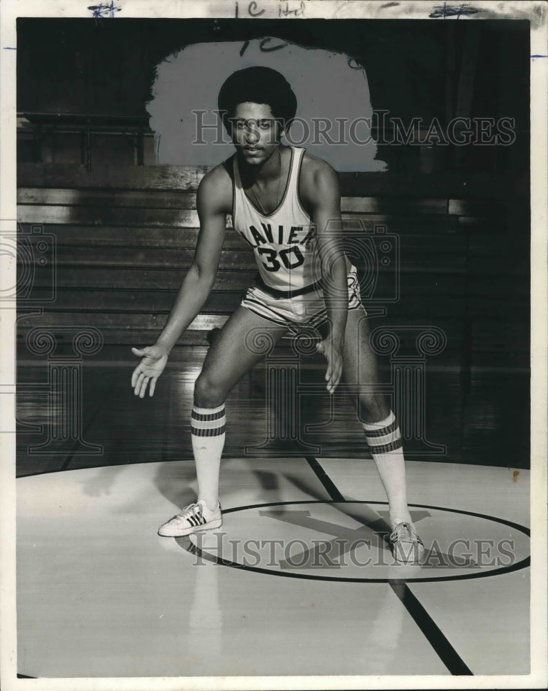 1972 Press Photo Greg Berniard, Xavier Basketball Player - nos08120- Historic Images