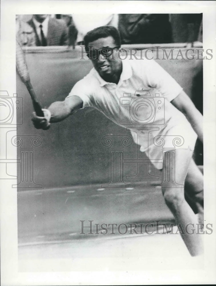 1971 Press Photo Tennis Player Arthur Ashe - nos08168- Historic Images