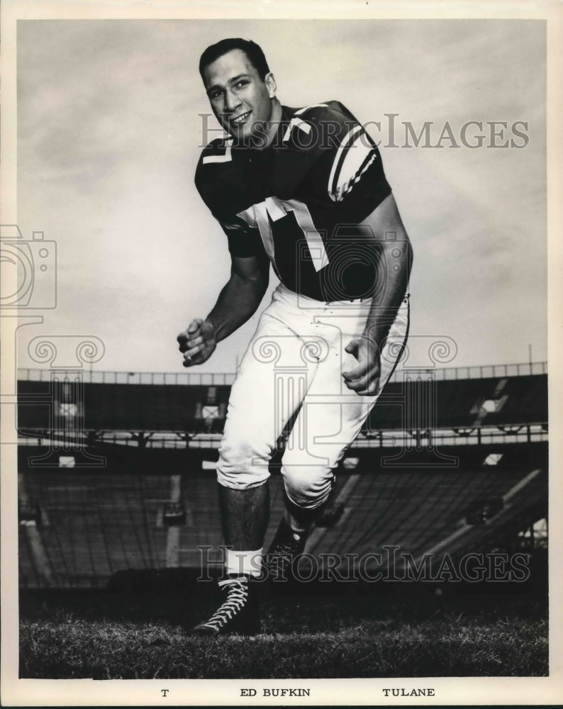 1967 Press Photo Tulane Football Player Ed Bufkin, Tackle - nos08206- Historic Images