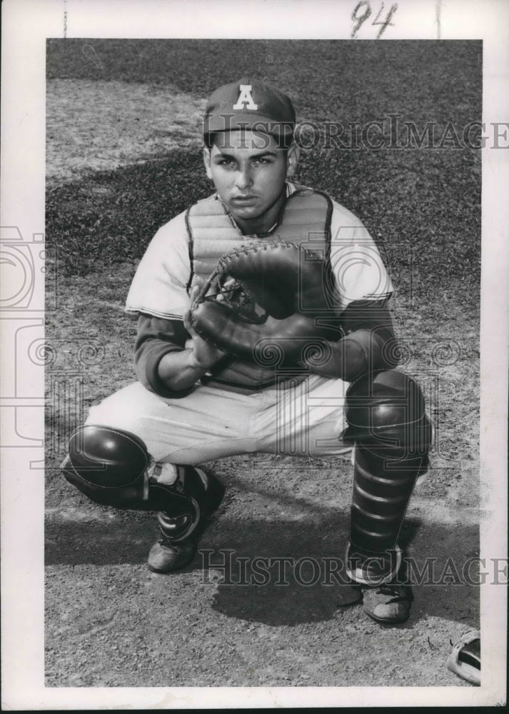 1952 Press Photo Chimento Saint Alysius, Baseball Pitcher - nos08246