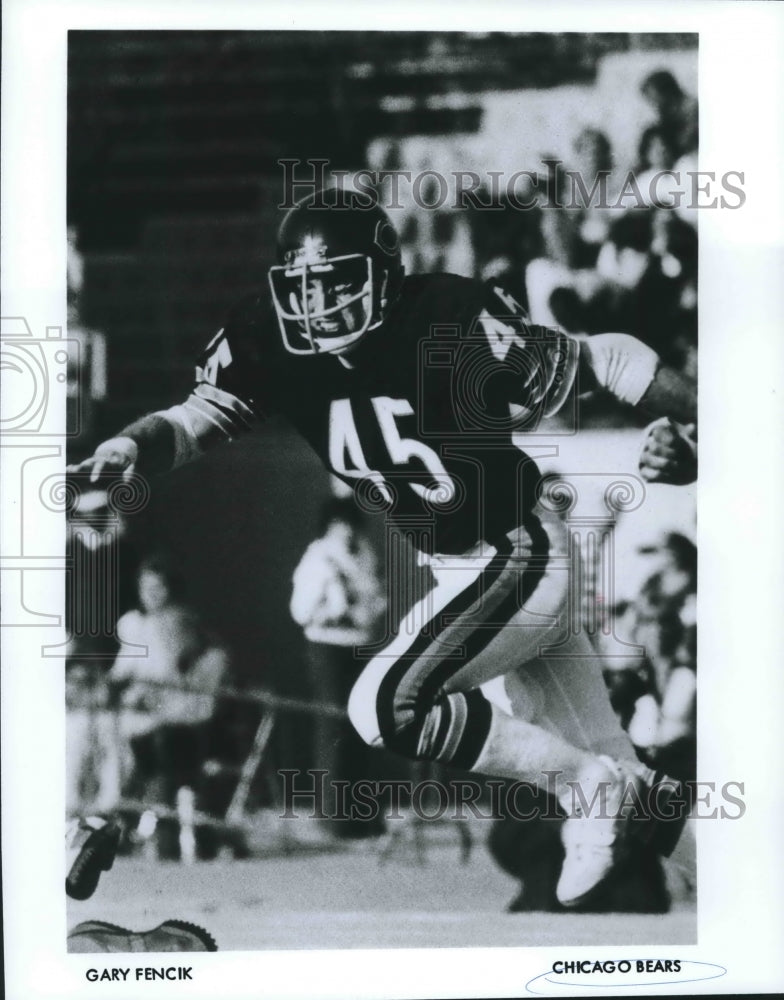 1986 Press Photo Chicago Bears Football Player Gary Fencik - nos08471- Historic Images