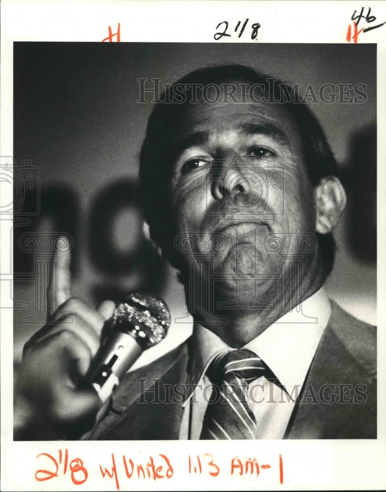 1983 Press Photo Keynote Speaker John Brodie, an NBC Sports Commentator- Historic Images