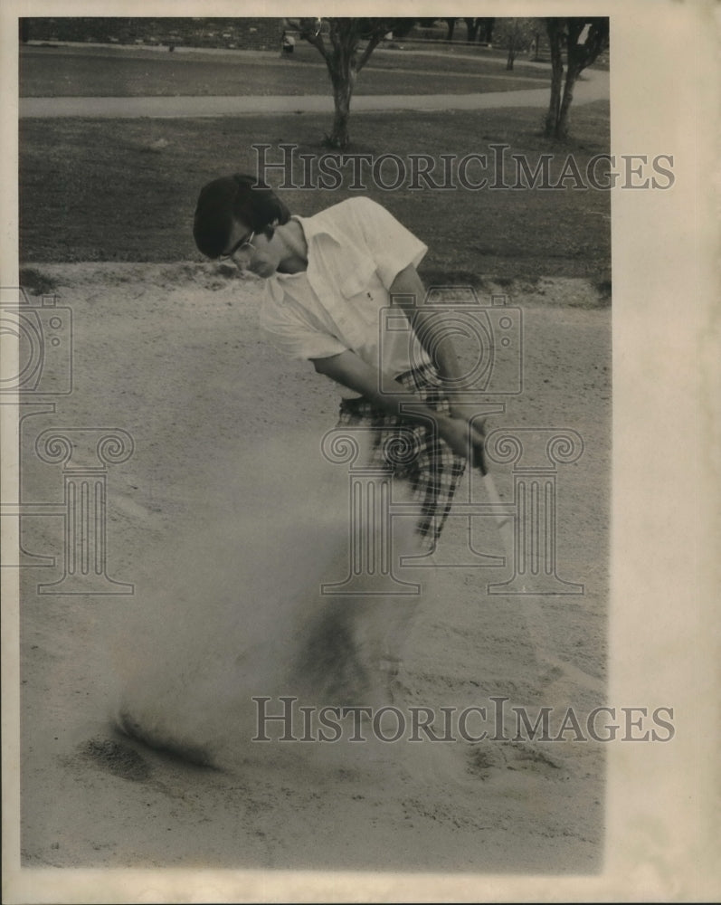 1973 Press Photo Golfer Rick D&#39;Aunoy - nos08822- Historic Images