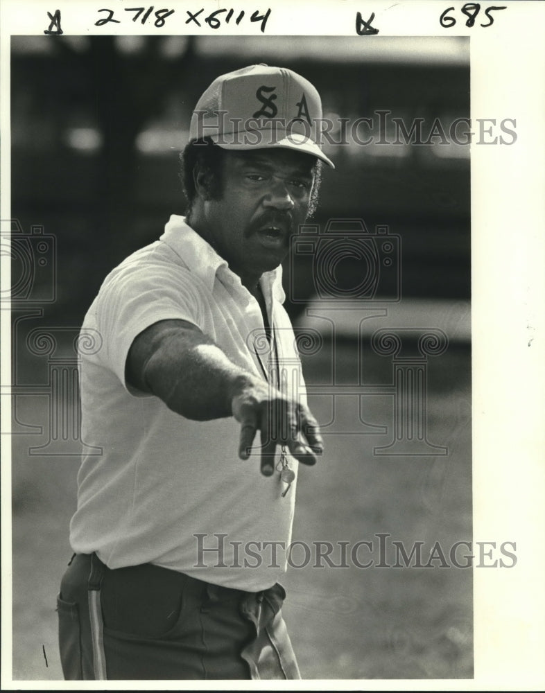 1981 Press Photo Jay Cunningham, St. Augustine Football - nos08837- Historic Images