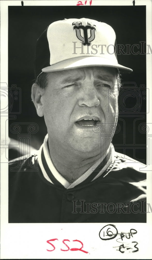 1988 Press Photo Joe Brockoff, Tulane Baseball Coach - nos08967- Historic Images