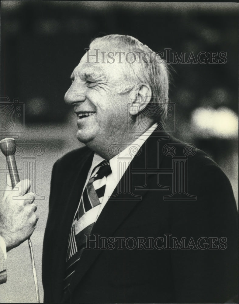 1982 Press Photo Hugh F. Culverhouse, Tampa Bay Buccaneers President and Owner- Historic Images