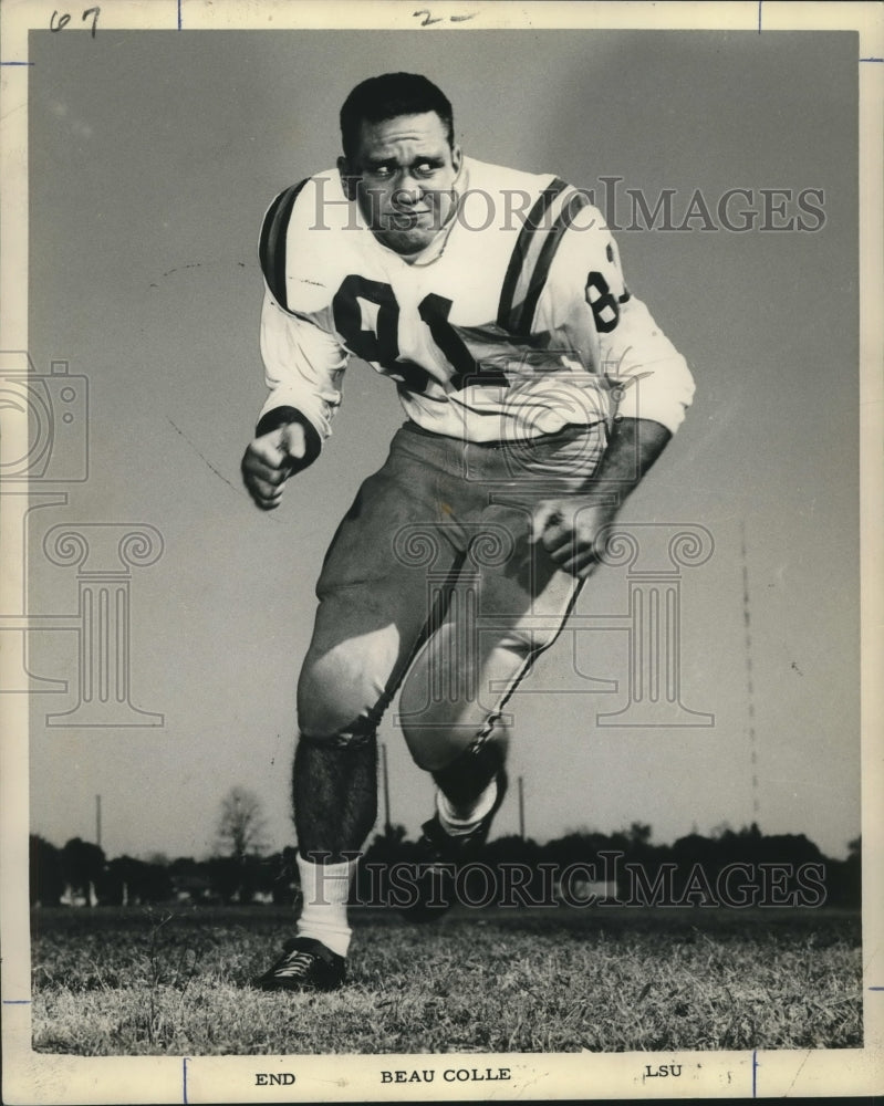 1964 Press Photo Beau Colle, Louisiana State University Football Player- Historic Images