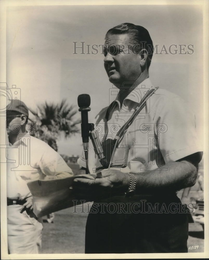 1959 Press Photo Golfer Jimmy Demaret Speaker at All Star Golf Event - nos09403- Historic Images