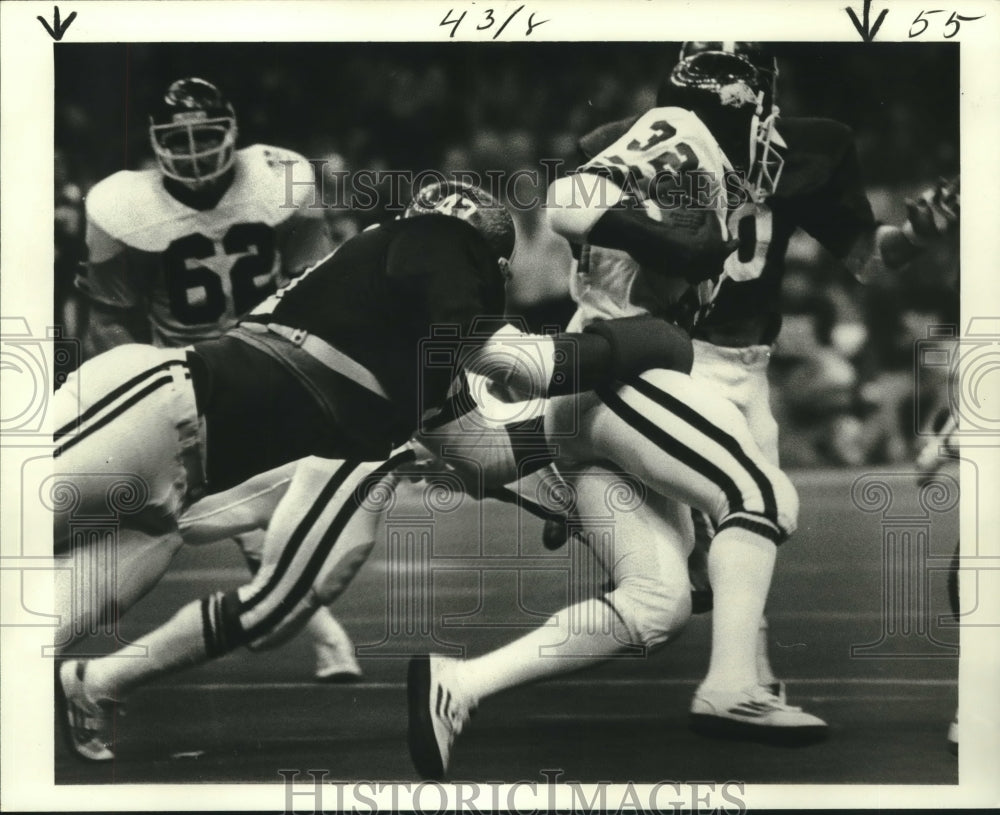 1980 Press Photo Byron Braggs, Tide Football Player at Game - nos09449- Historic Images