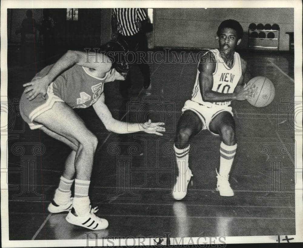 1983 Press Photo Richard Crump, Basketball Player - nos09508- Historic Images