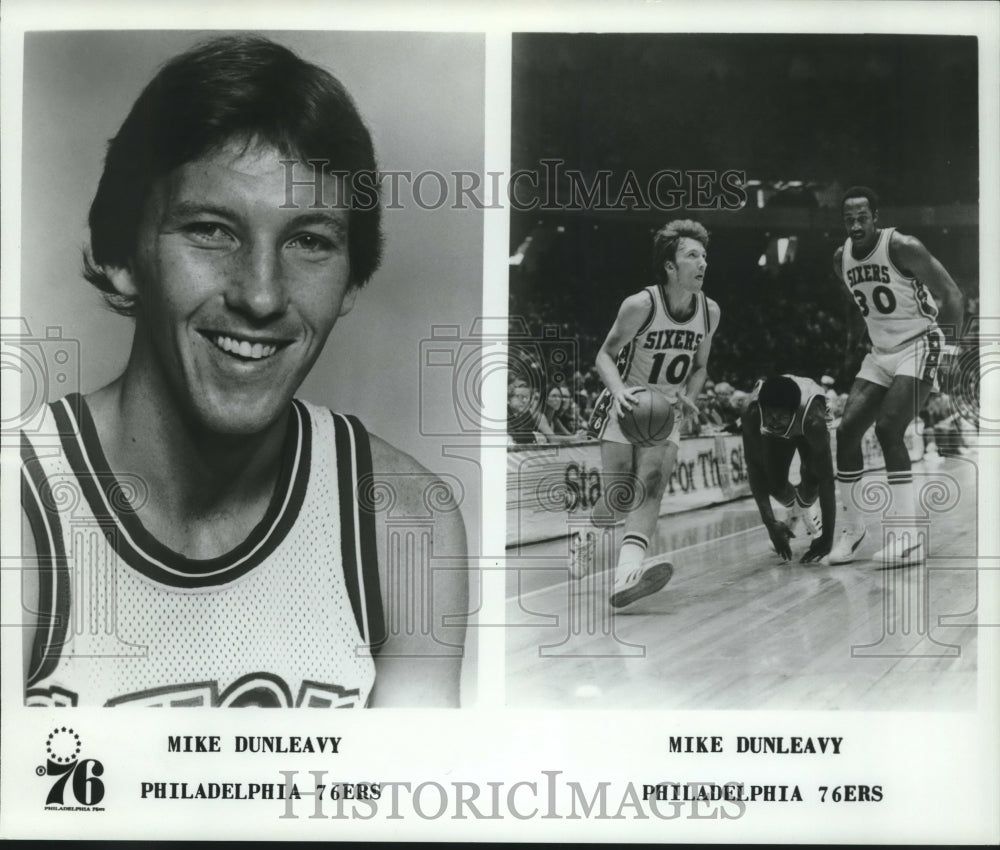 1978 Press Photo Philadelphia 76ers Mike Dunleavy, Basketball Player - nos09712- Historic Images