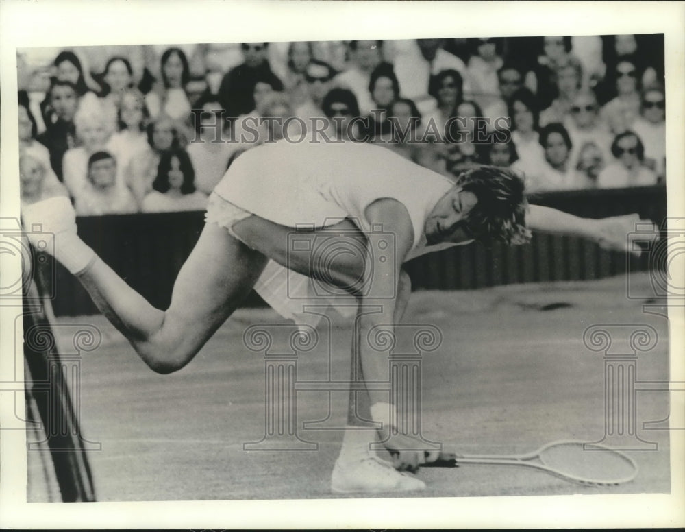 1973 Press Photo Tennis Professional Margaret Court - nos09769- Historic Images