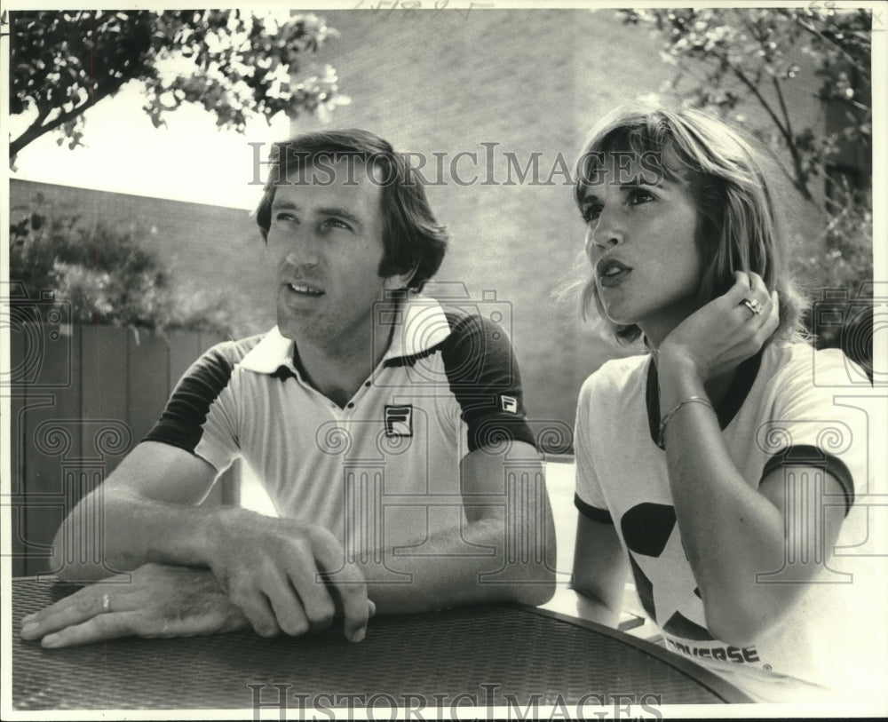 1978 Press Photo Professional Tennis Player Colin Dibley and Wife Carol- Historic Images