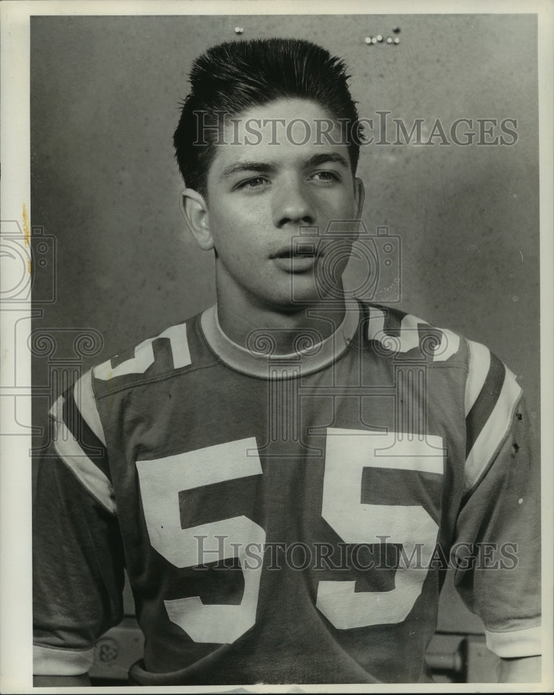 Press Photo Glenn Fleming, Belle Chasse Football Player - nos10156- Historic Images