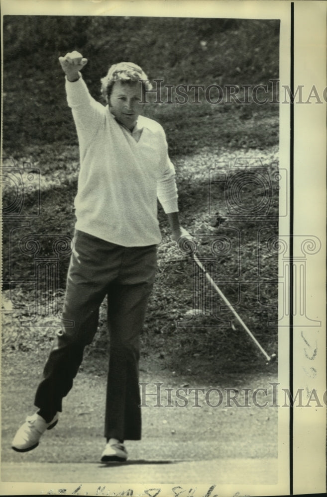 1971 Press Photo Golfer Ray Floyd at Augusta Club&#39;s Master Golf Tournament- Historic Images