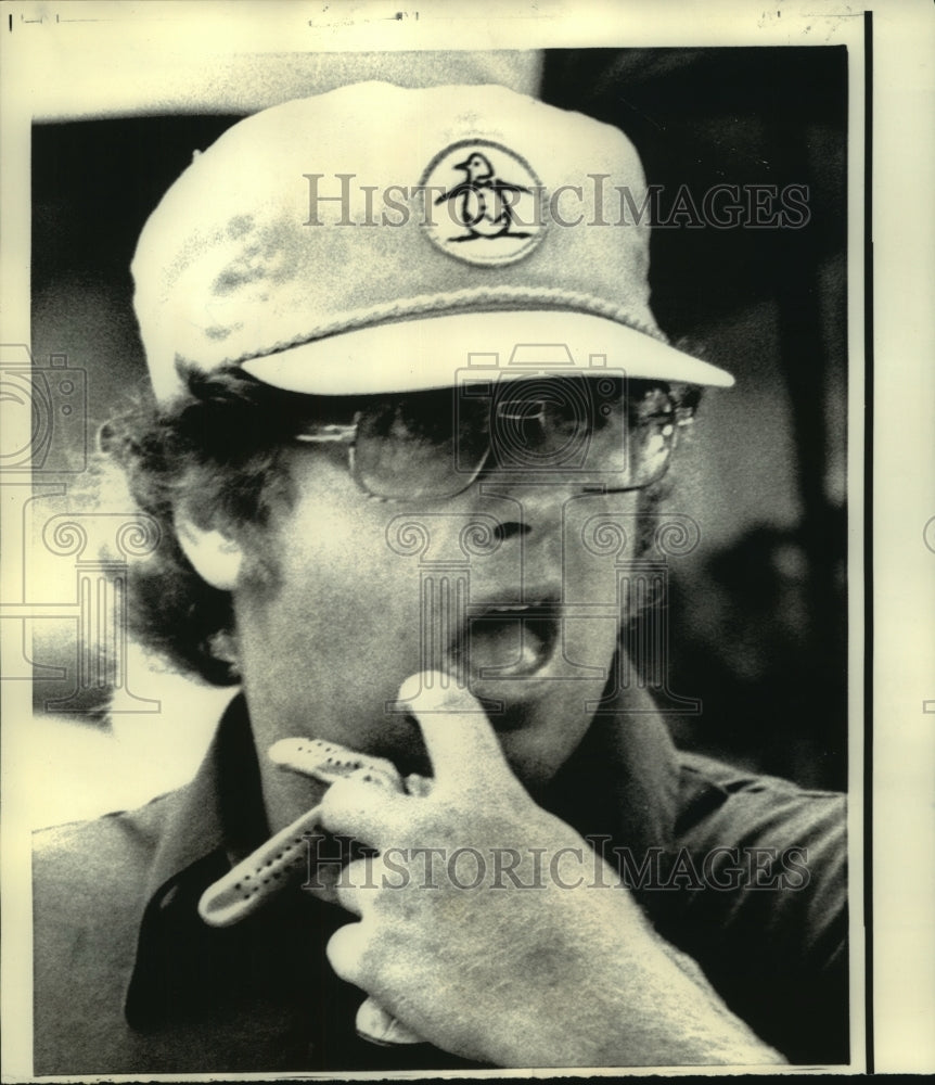 1975 Press Photo Golfer Pat Fitzsimons at Medinah, Illinois United States Open- Historic Images