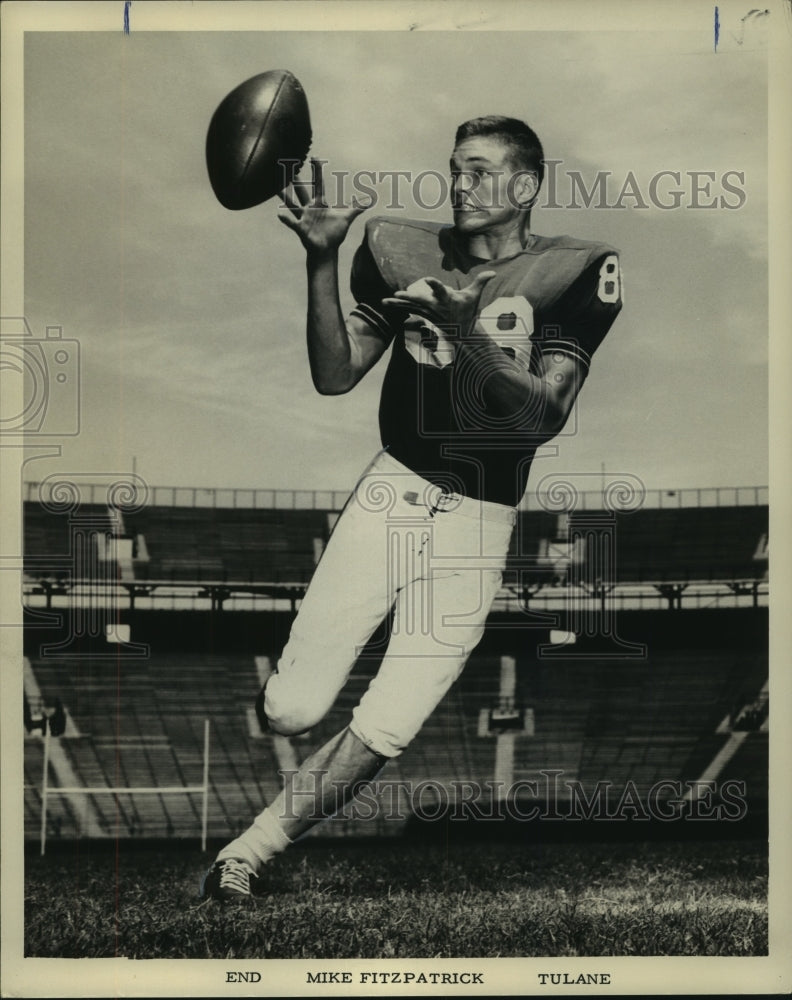 1967 Press Photo Mike Fitzpatrick, Tulane University Football Player - nos10384- Historic Images