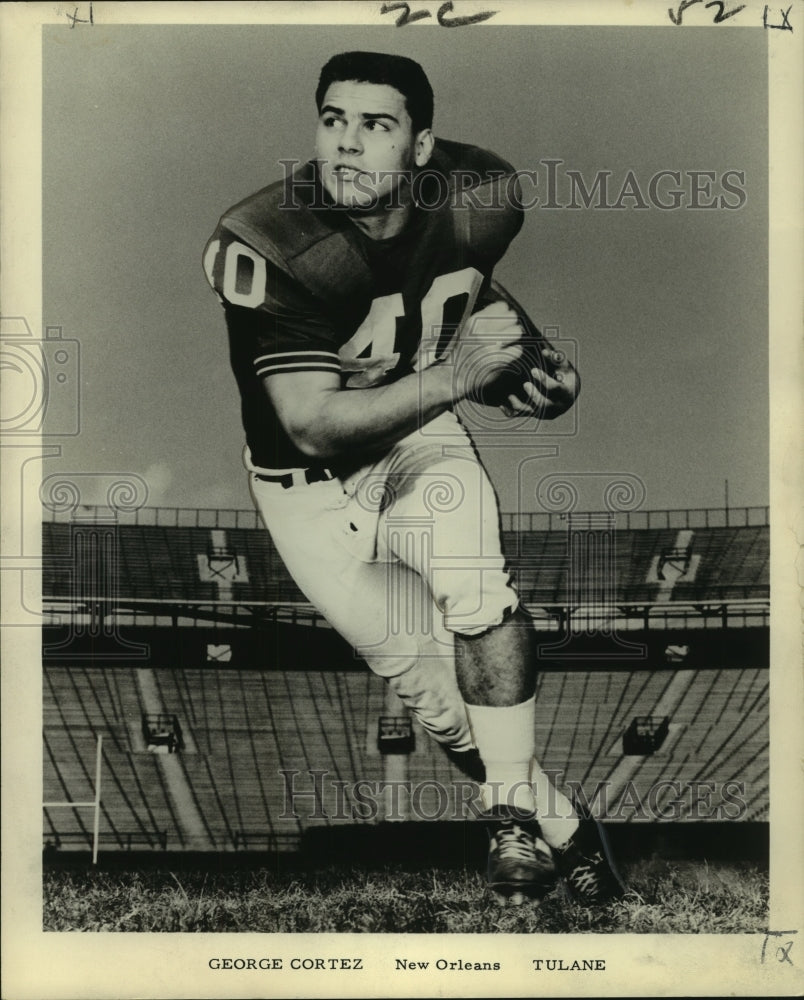 1967 Press Photo George Cortez, Tulane Football Player - nos10453- Historic Images