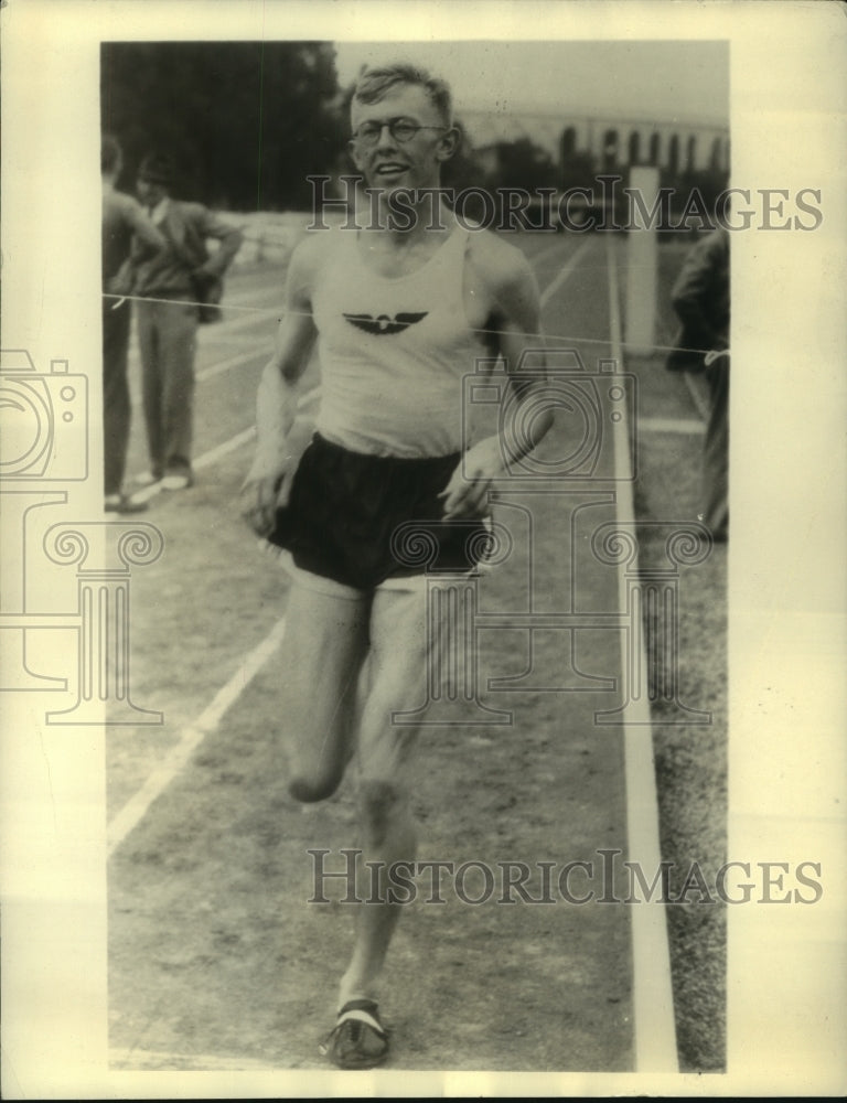 1936 Press Photo &quot;Blazing Ben&quot; Eastman, Track Runner at Stanford University- Historic Images