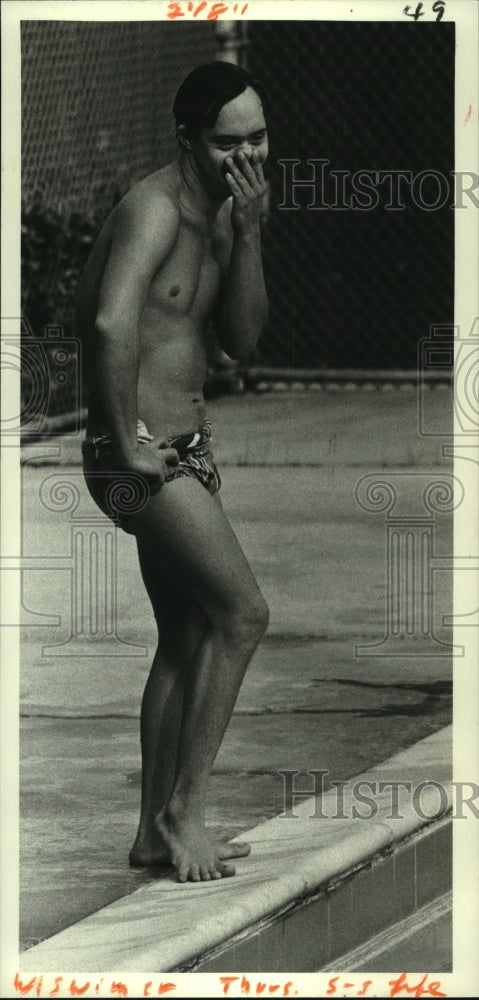 1979 Press Photo John Couvillion Jr., Swimmer - nos10809- Historic Images