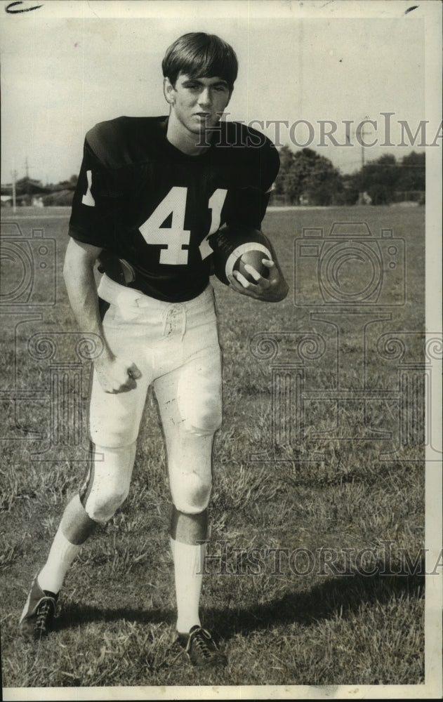 1970 Press Photo Joe Dunham, St. Martin Football Player - nos10831- Historic Images