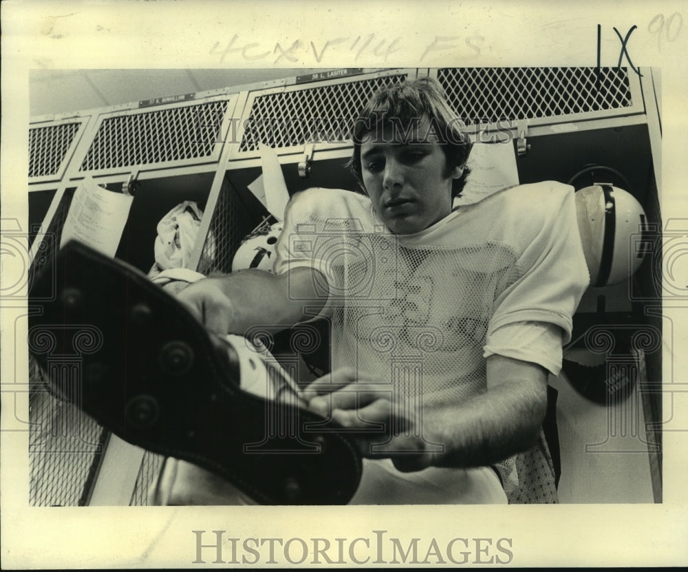 1974 Press Photo David Falgoust, Tulane University Football Player - nos11079- Historic Images