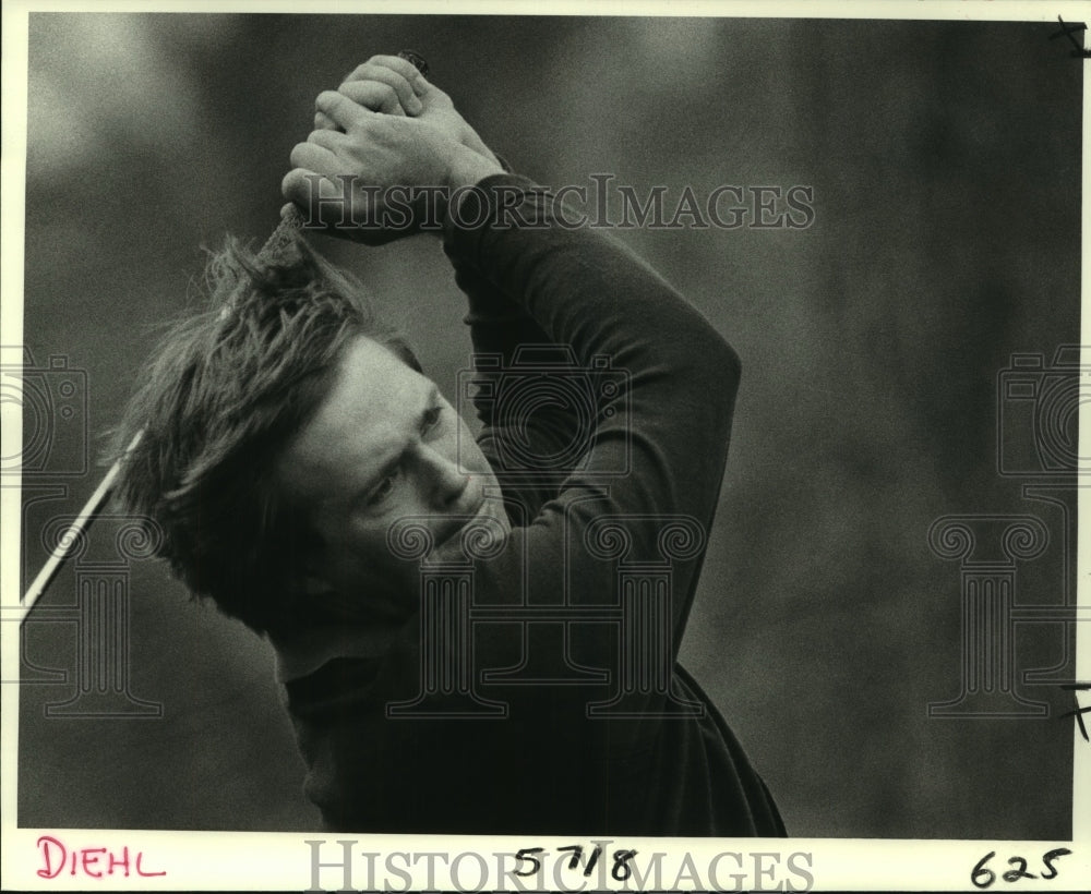 1983 Press Photo Golfer Terry Diehl - nos11292- Historic Images