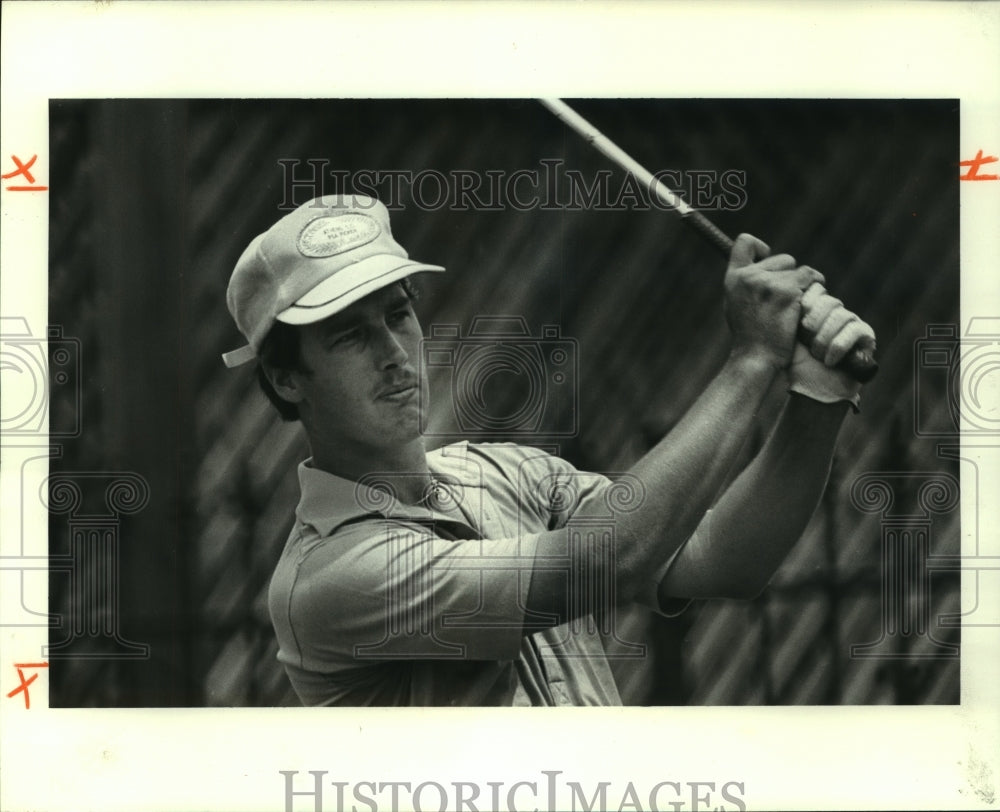 1982 Press Photo Golfer John Dowdall at Louisiana Golf Association Championship- Historic Images