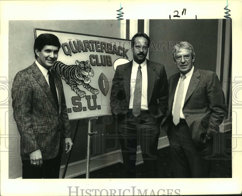 1987 Press Photo Jim Finks at Faimont Hotel Louisiana State Quarterback Club- Historic Images