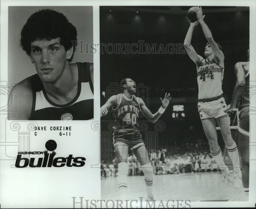 1979 Press Photo Dave Corzine, Washington Bullets Basketball Player - nos11501- Historic Images