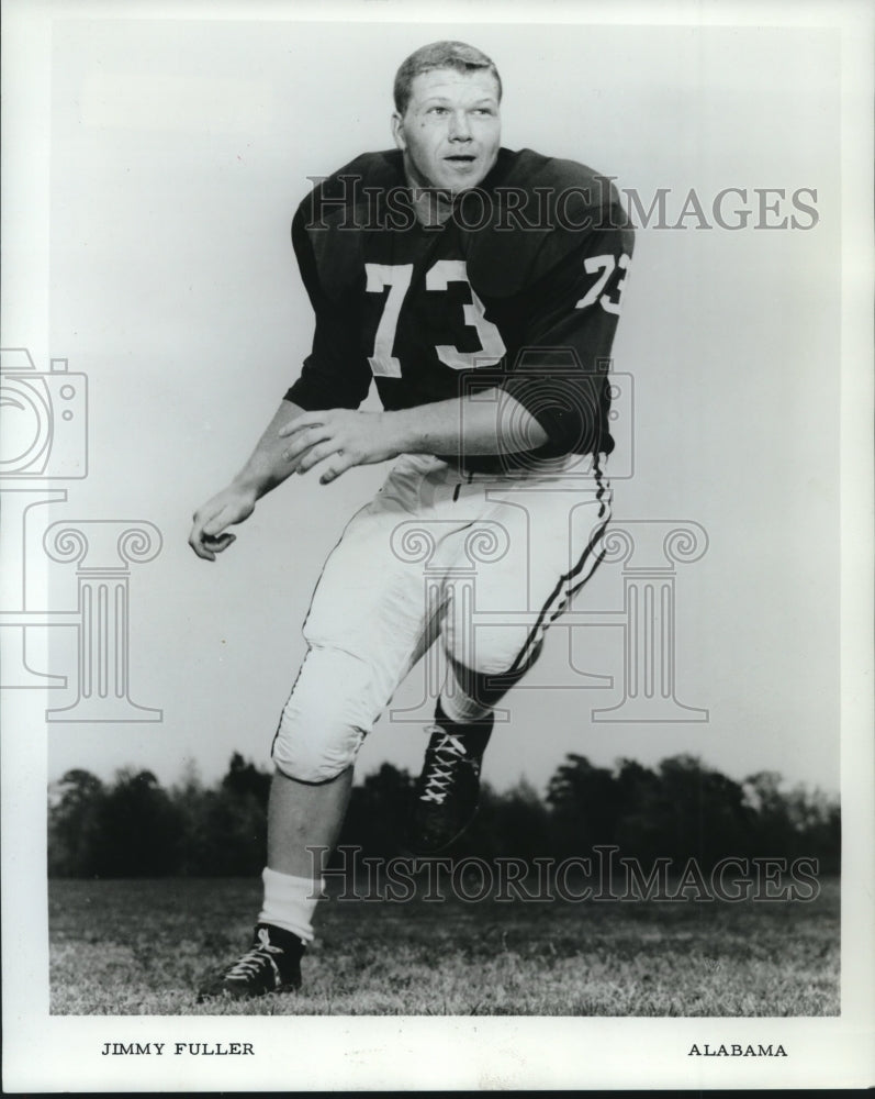 1967 Press Photo Jimmy Fuller, Alabama football - nos11574- Historic Images