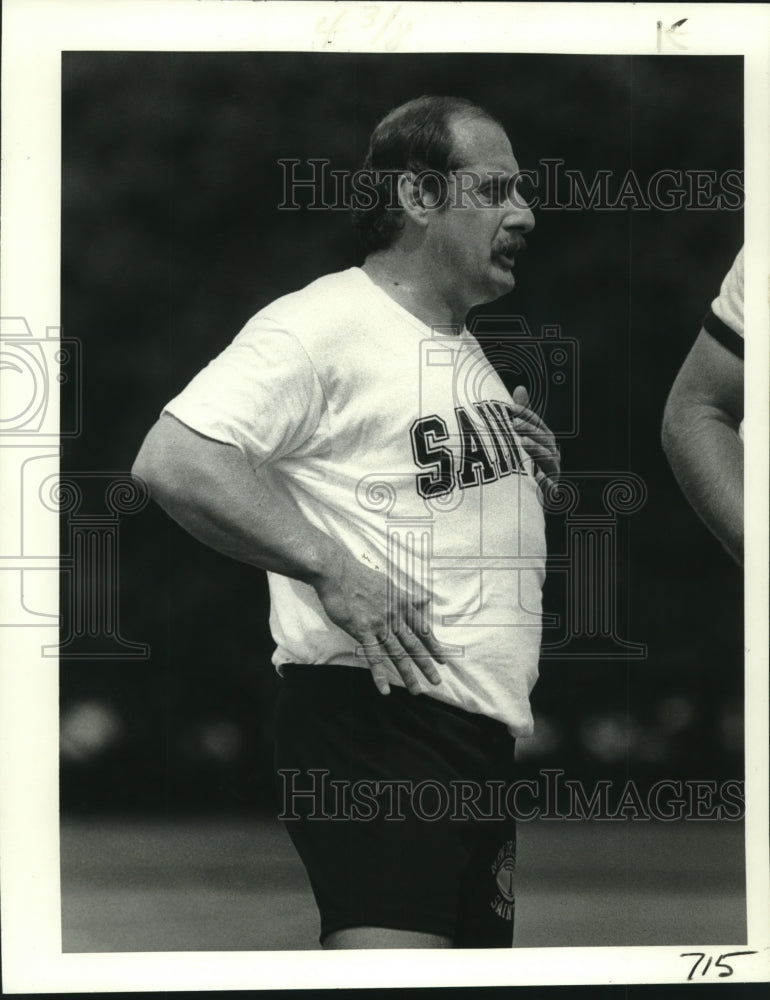 1982 Press Photo New Orleans Saints Football Kicker Toni Fritsch - nos11605- Historic Images