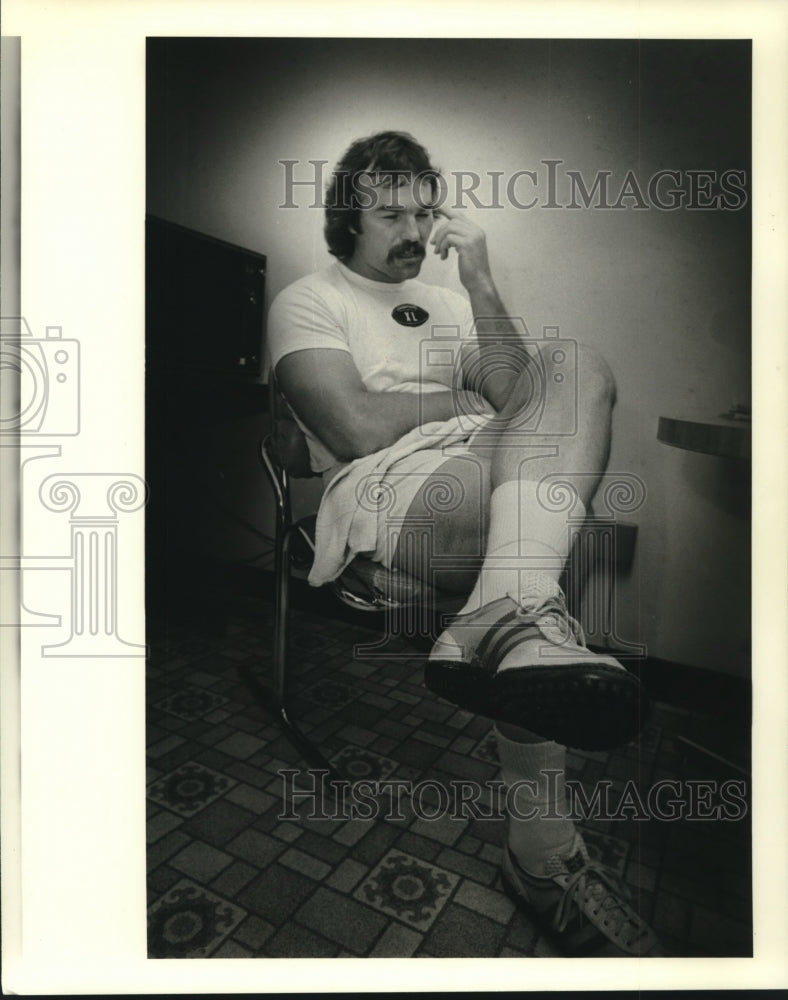 1980 Press Photo New Orleans Saints Player Conrad Dobler - nos11623- Historic Images