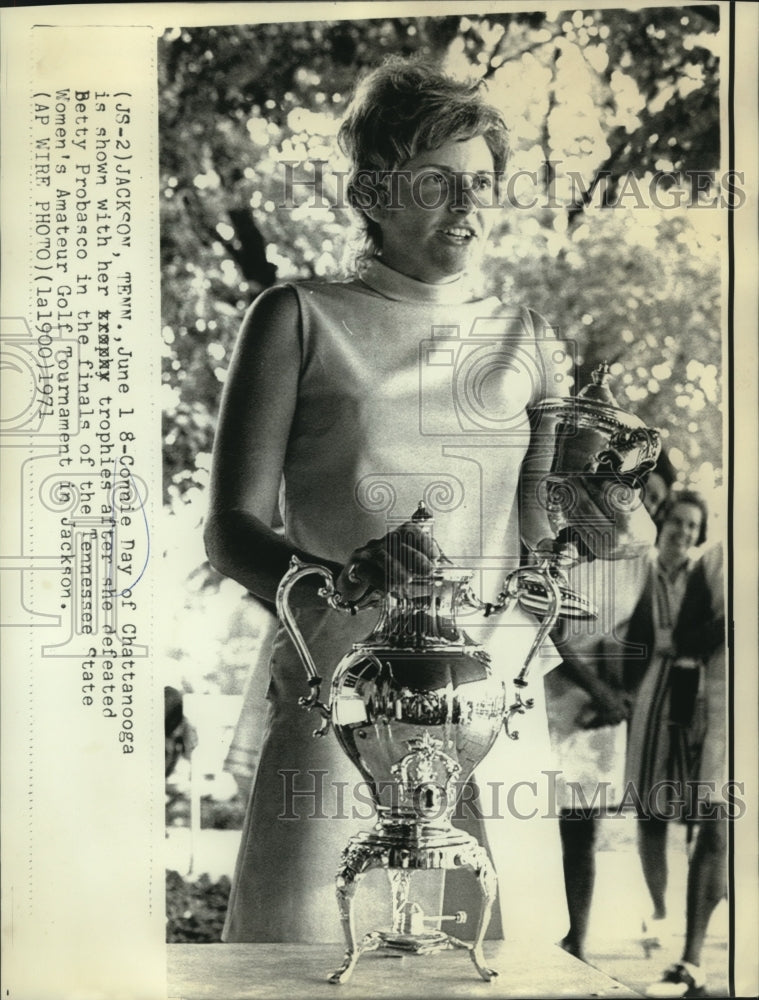 1971 Press Photo Golf - Connie Day, winner at Tennessee Women&#39;s Golf Tournament- Historic Images