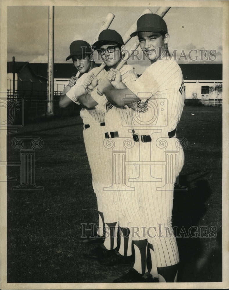 1970 Press Photo Baseball - Don Hartman, Neal Ayne and Tom Gardner - nos11857- Historic Images