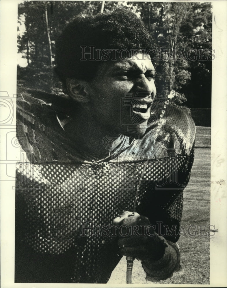 1978 Press Photo Tulane Football Player Jeff Gates, New Orleans - nos11870- Historic Images